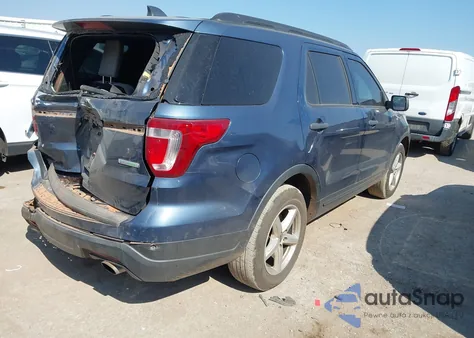 2018 Ford Explorer из США, поврежденный, VIN 1FM5K7BH1JGC42490